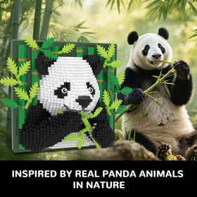 Panda on-table display for desk or shelf by BseSparklion