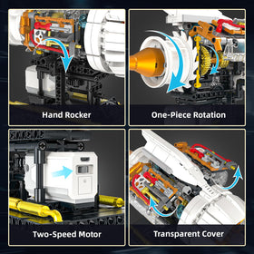BseSparklion transparent casing reveals gears for interactive inspection.