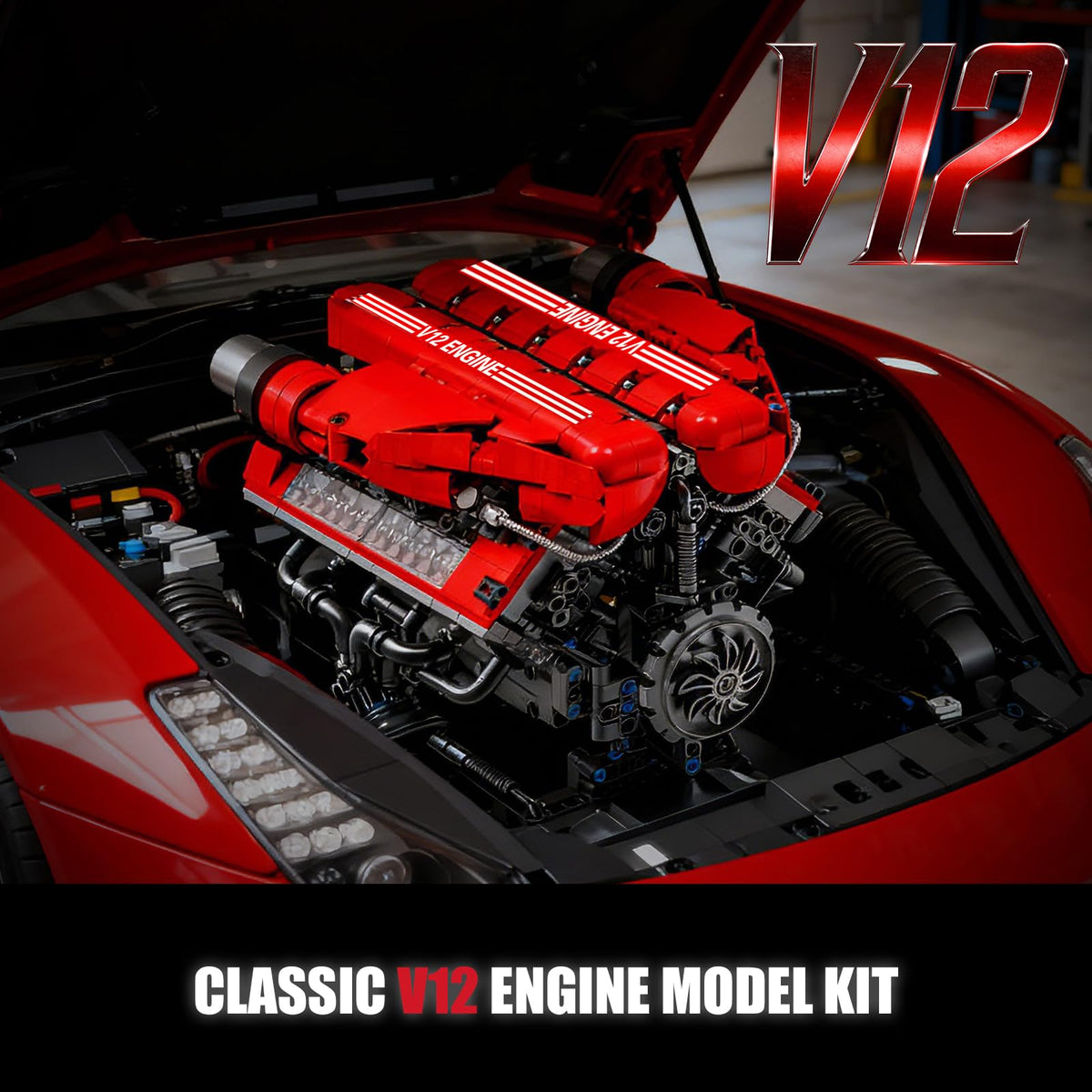BseSparklion V12 engine dimensions show compact display size