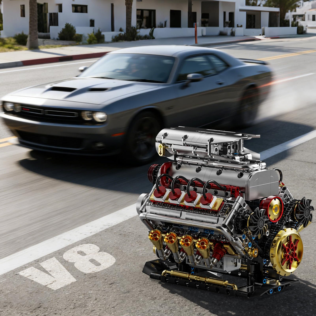 BseSparklion V8 model kit assembly in steps supports hands-on learning