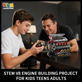 BseSparklion V8 exhaust system detail enriches model accuracy and display