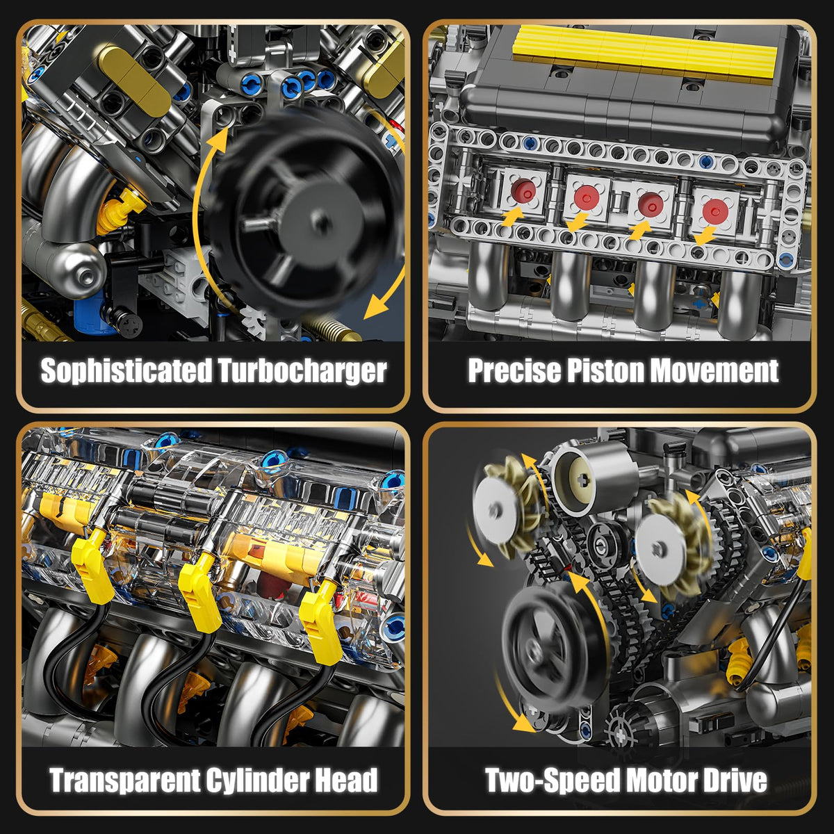 BseSparklion V8 turbocharger close-up highlights performance concepts