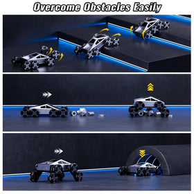 Bsgifts RC stunt car with LED lights and music for exciting night driving