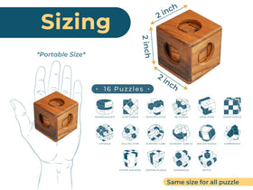 BSIRI interlocking 3D brain teaser for adults encourages steady concentration