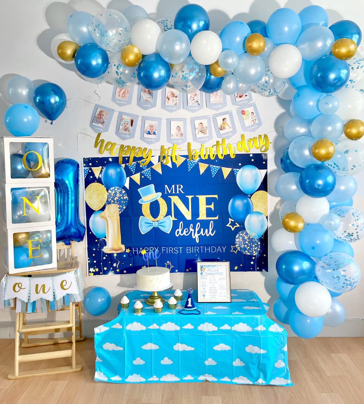 BSMIEFUS complete 104-piece party set for easy, stylish setup.
