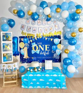 BSMIEFUS complete 104-piece party set for easy, stylish setup.