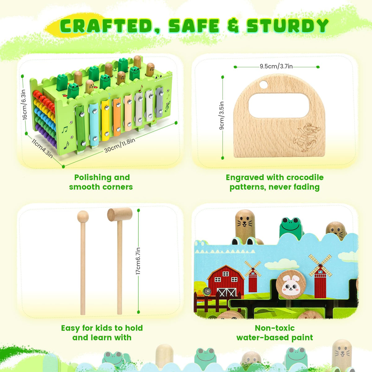 Bsrvtoyer non-toxic paint keeps surfaces safe and vibrant after play