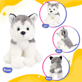 BSTAOFY husky plush fabric texture close-up shows ultra-soft material