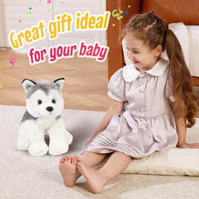 BSTAOFY husky plush nose close-up leatherette nose for durability