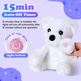 BSTAOFY Polar Bear with 15-minute timer, effortless bedtime light.