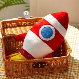 BSTAOFY ultra-soft cotton rocket plush designed for cuddles and stories