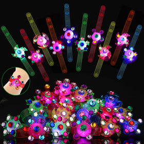 BSTDECOR LED fidget bracelets multi-color pack for bright party visuals and active play.