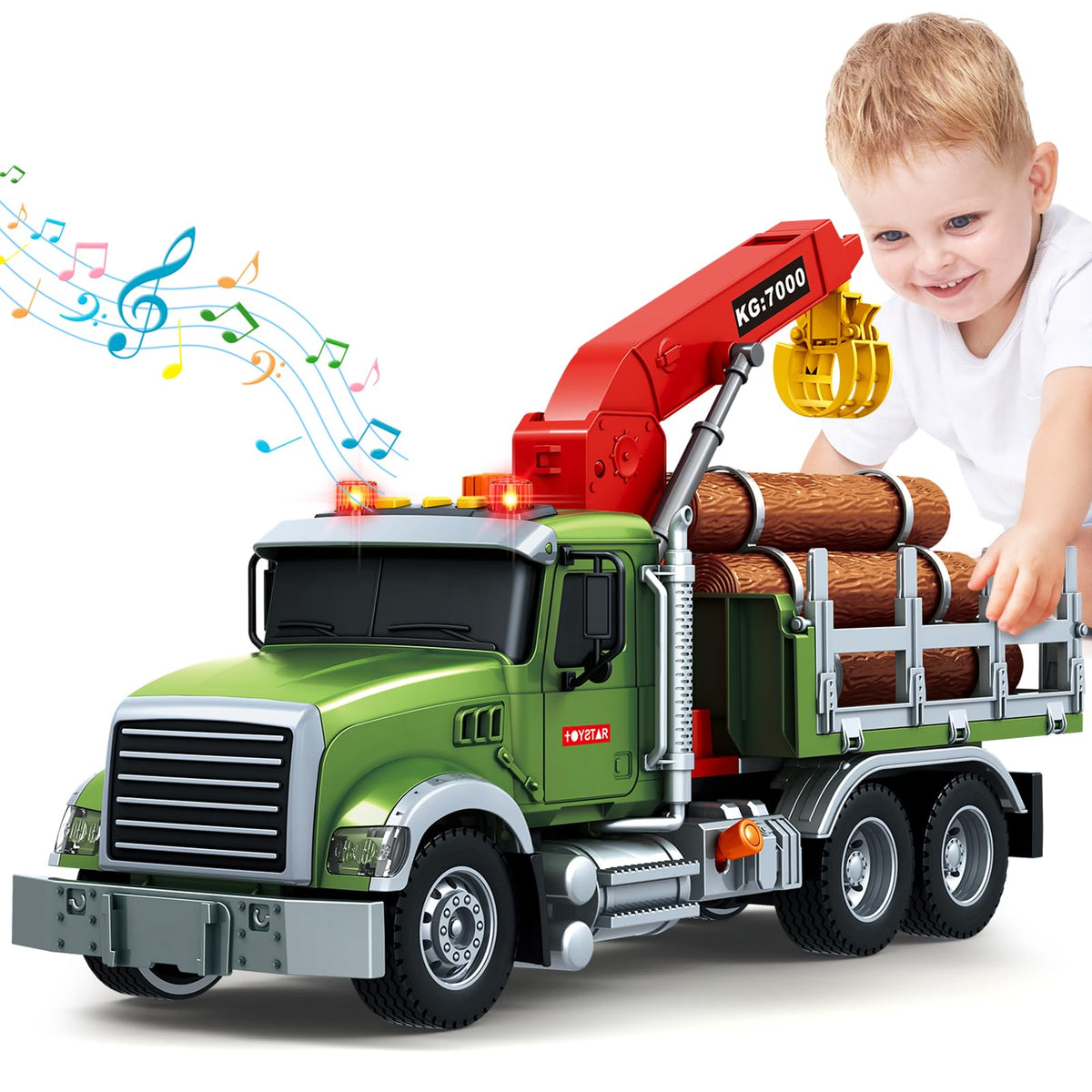Bstoyder 15 inch farm logging truck ready for imaginative play