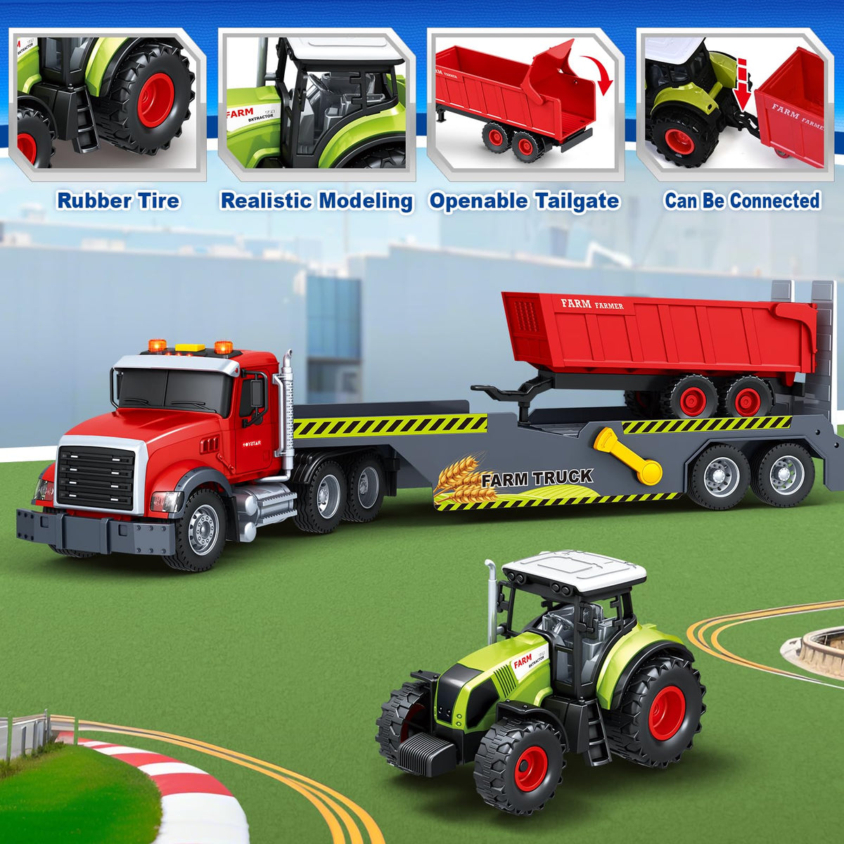 Bstoyder 21inch truck tailboard move enables real-life loading.