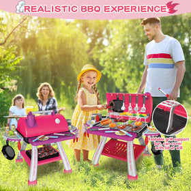 Bstoyder ABS material toy kitchen with smooth edges for safe toddler play