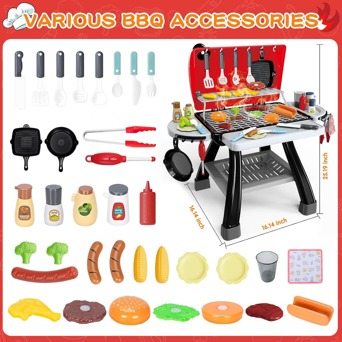 Bstoyder durable ABS material with smooth edges ensures safe play.