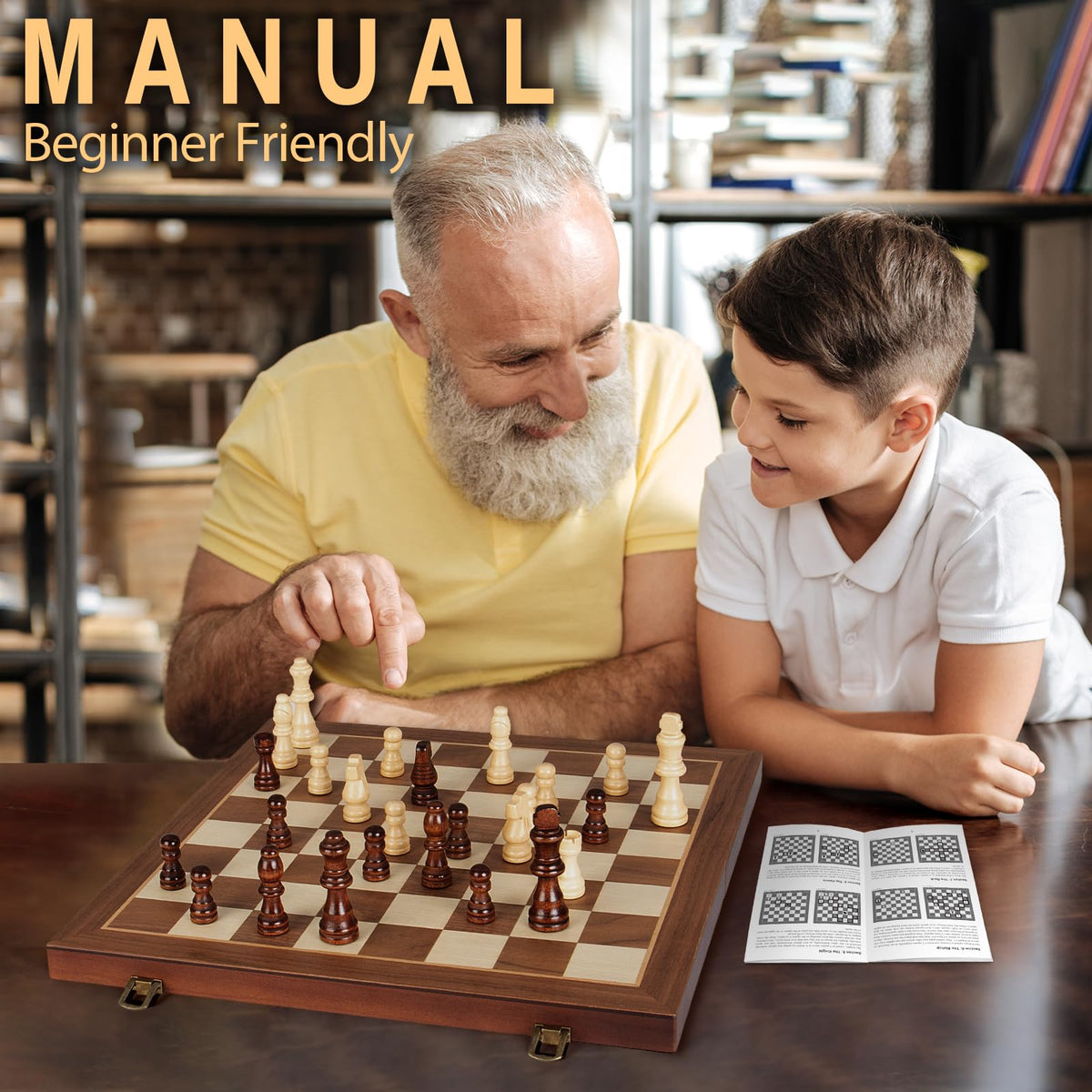 Bstoyder beginner chess manual helps new players learn