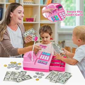 Bstoyder cash drawer click sound mimics real registers for authentic play