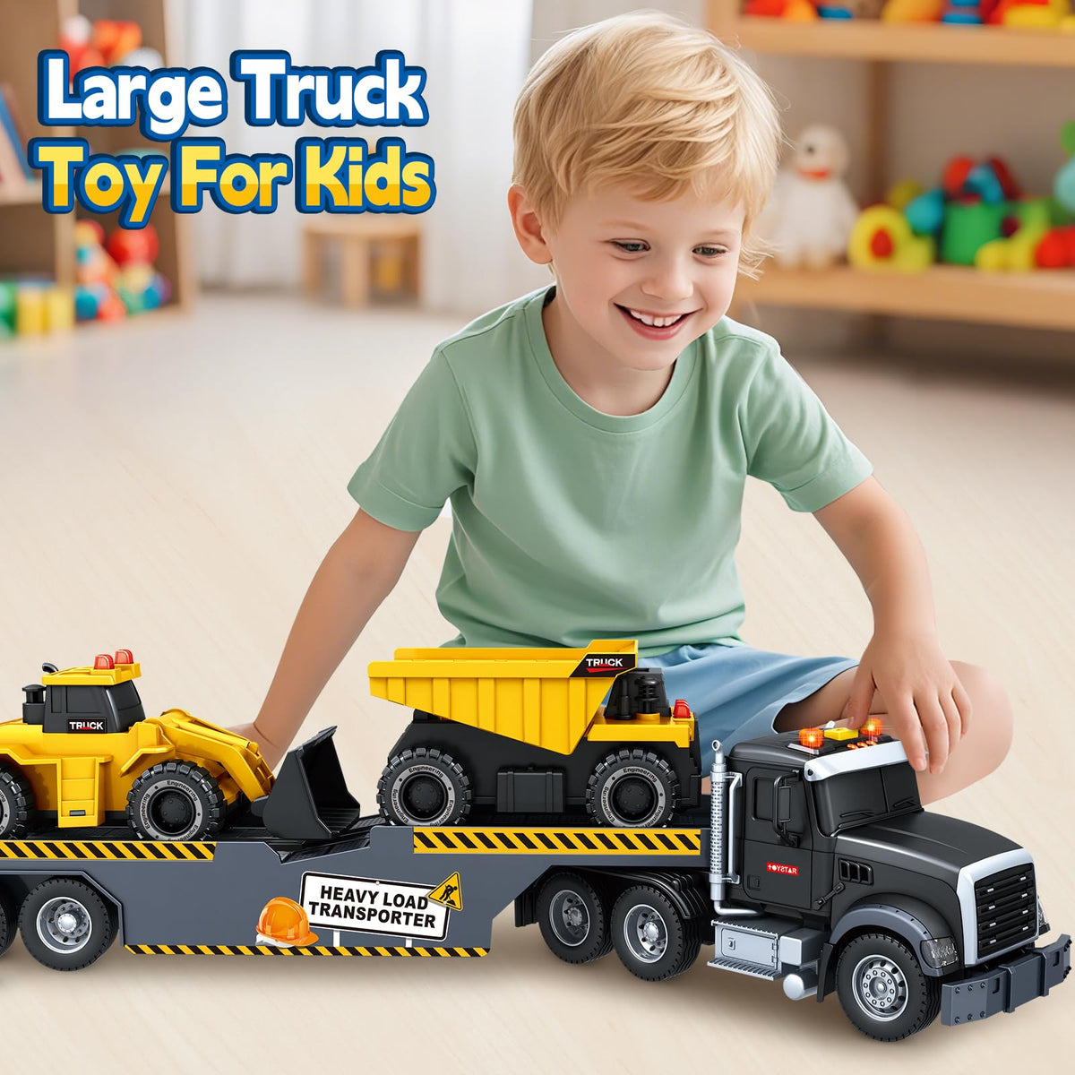 Bstoyder Construction playset fosters imaginative scenery building.