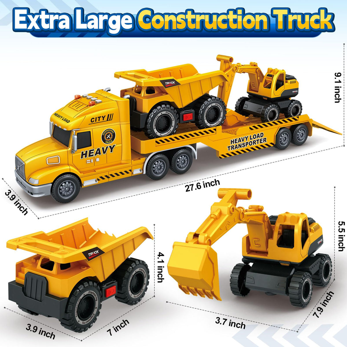 Bstoyder construction truck play scene sparks creative storytelling.