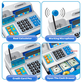 Bstoyder credit card swipe toy for pretend payments and storytelling.