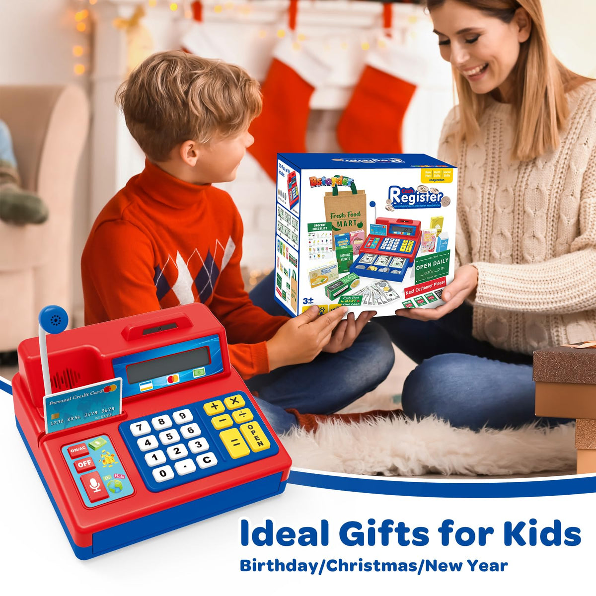 BSToyder cash register drawer with sounds provides tactile feedback during purchases