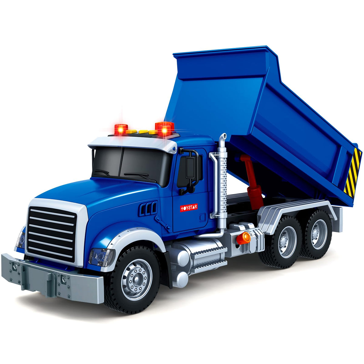 Bstoyder dump truck with lights and sounds enhances imaginative play
