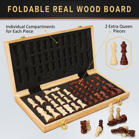 Bstoyder two extra queen pieces included for flexible game setups.