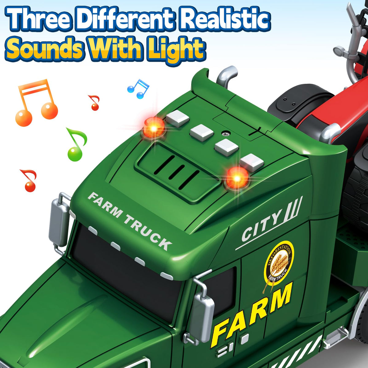 Bstoyder friction-powered truck in action supports active, imaginative learning