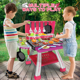 Bstoyder gift-ready pink grill set, a delightful present for little chefs