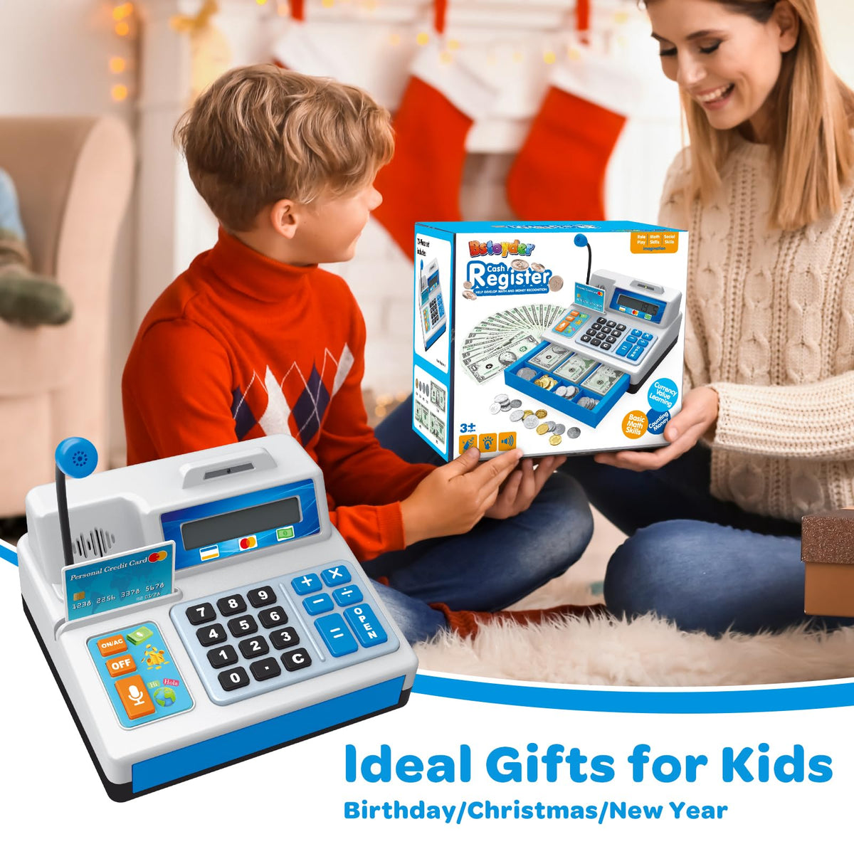 Bstoyder durable, safe design with soft edges for kids aged 3 and up.