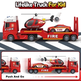 Bstoyder friction-powered push-and-go truck supports motor-skills development during play.