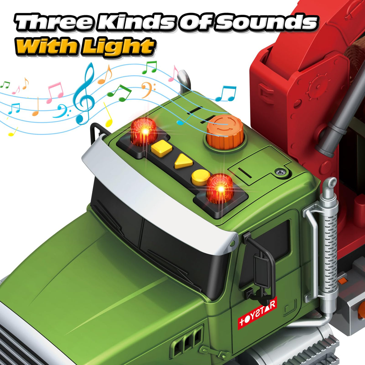 Bstoyder truck with lights and sounds delights kids