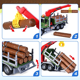 Bstoyder six trunks for realistic cargo loading play