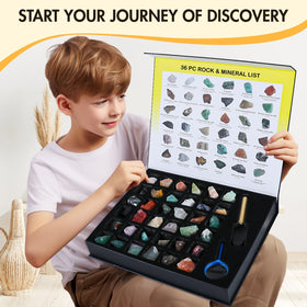 BTYCityMao learning guide included to help kids discover geology basics safely