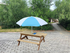 BTEXPERT Kids 3-in-1 umbrella provides adjustable shade for sunny play