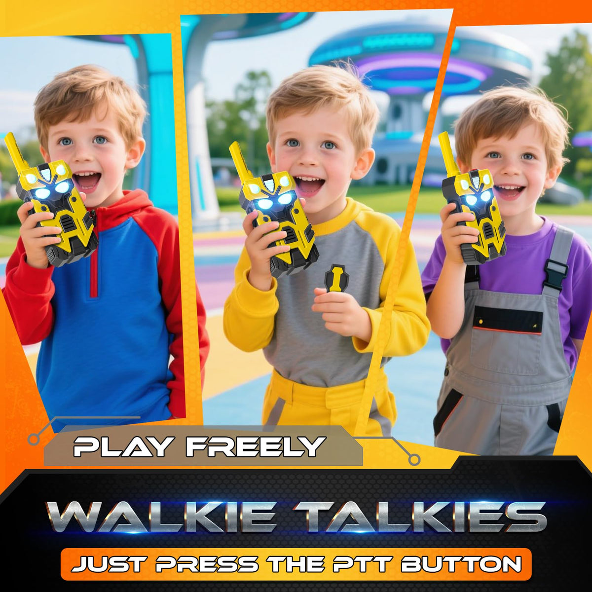 BTMBORY Hornet Transform Walkie Talkie ideal for outdoor adventures and play