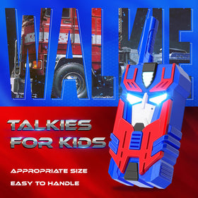 BTMBORY walkie talkie with glowing eye lights in blue for kids