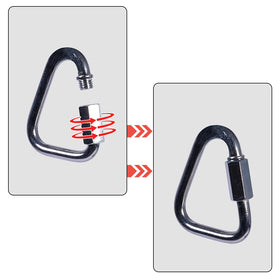 BUBBLEBAY carabiner hanging attachment system for easy setup