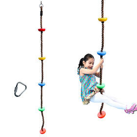 BUBBLEBAY climbing rope swing setup ready for outdoor play