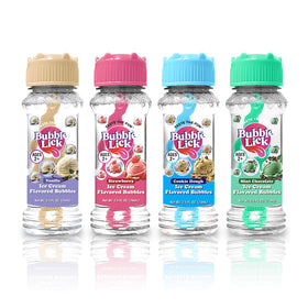 BubbleLick vanilla bubble close-up, creamy aroma and kid-friendly dessert fun.