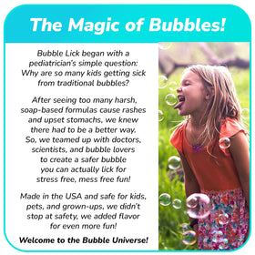 Bubble Lick Watermelon Bubbles wand compatibility, classic bubble play