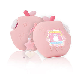 Bubblelogus Apple Case for Tamagotchi Paradise with 3D apple silhouette enhances grip and protection.