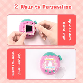 Bubblelogus matching charm completes kit with portable, stylish flair.