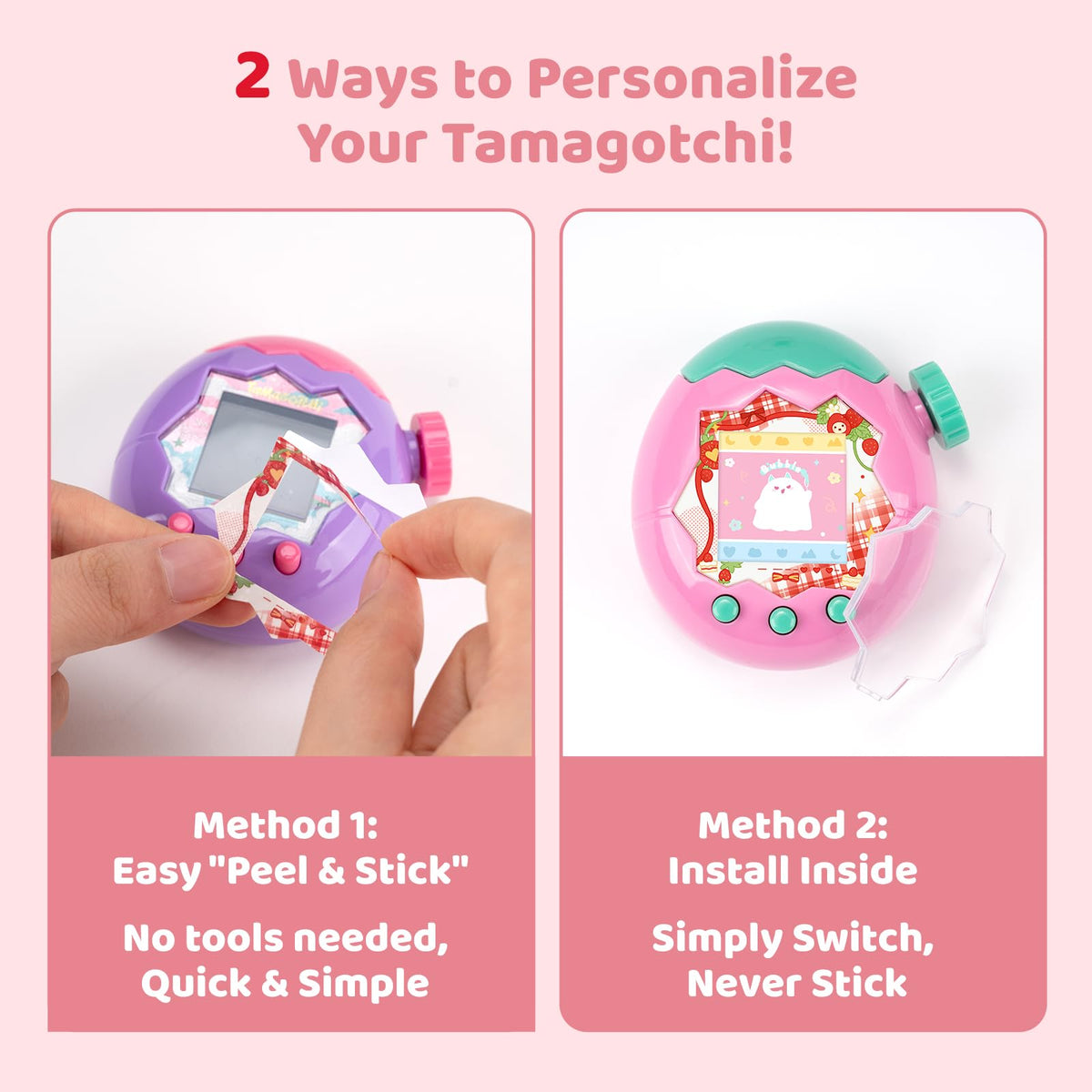 Bubblelogus Strawberry Faceplate Overlay demonstrates quick, tool-free customization.
