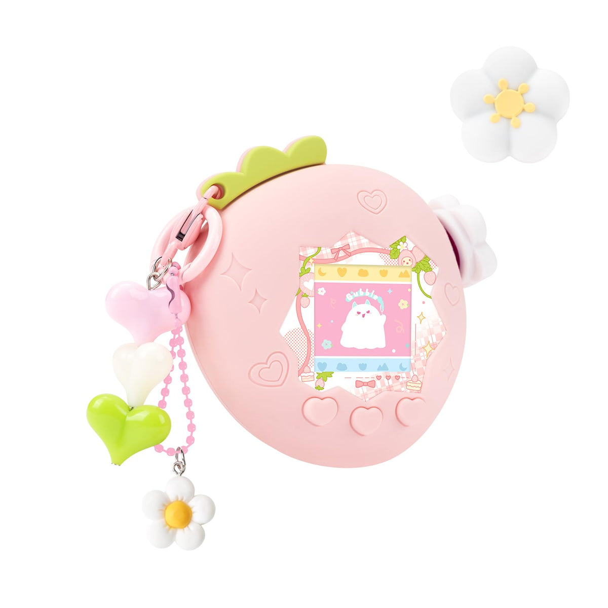 Bubblelogus Strawberry Paradise case fits Tamagotchi Paradise with protective style