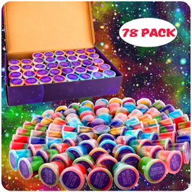 Bucaikein galaxy slime enables multi-child play and collaborative activities.