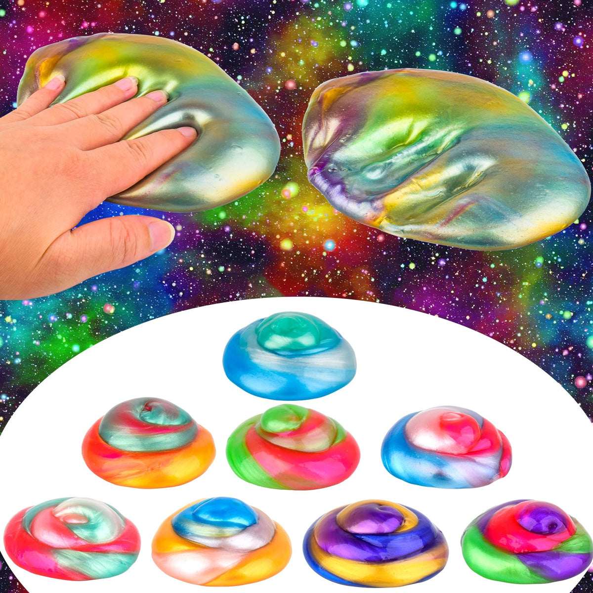 Bucaikein slime texture is smooth and nonsticky for mess-free sensory exploration.