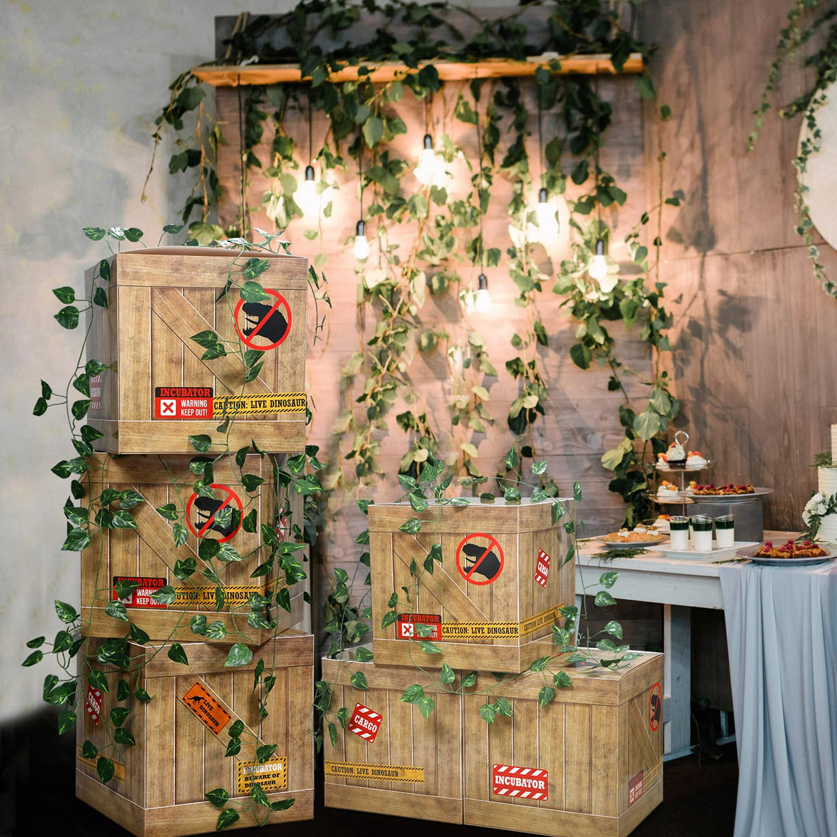 Bucherry 300g cardboard construction provides durable, reusable centerpieces for events.