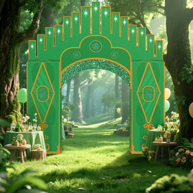 Bucherry emerald castle playhouse setup for magical indoor adventures and photo-worthy memories.